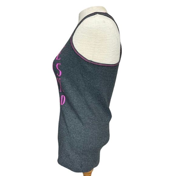 LORNA Jane ‘Be The Good’ Racerback Ribbed Singlet Tank in Gray Size Medium - Picture 3 of 12